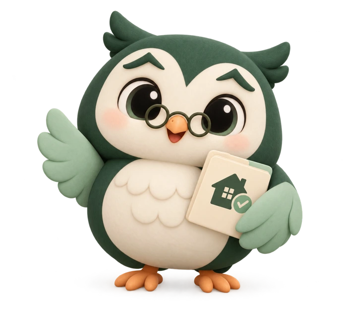 AZI, A to Z Auction owl mascot